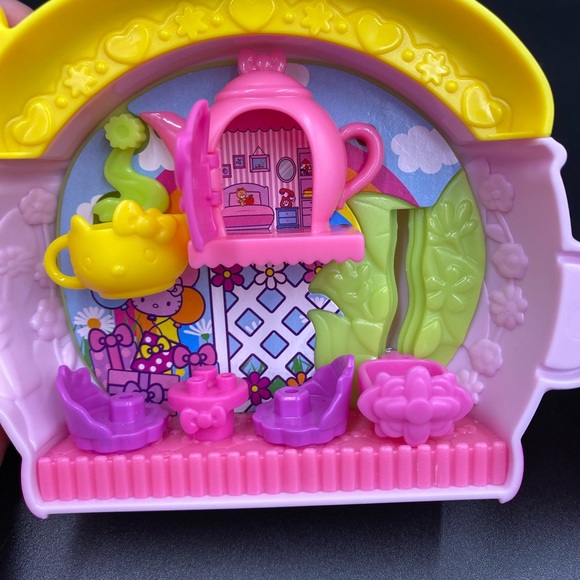 Hello Kitty tea party compact Sanrio mini toy - Picture 5 of 8